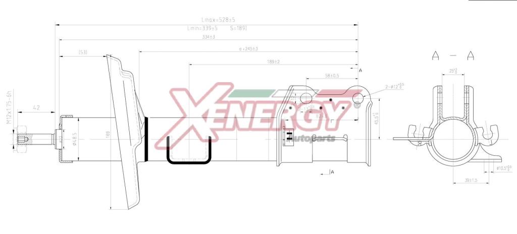 Amortisseur XENERGY ref. X8004334