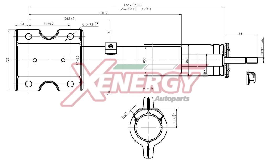 Amortecedores de choque XENERGY ref. X800635