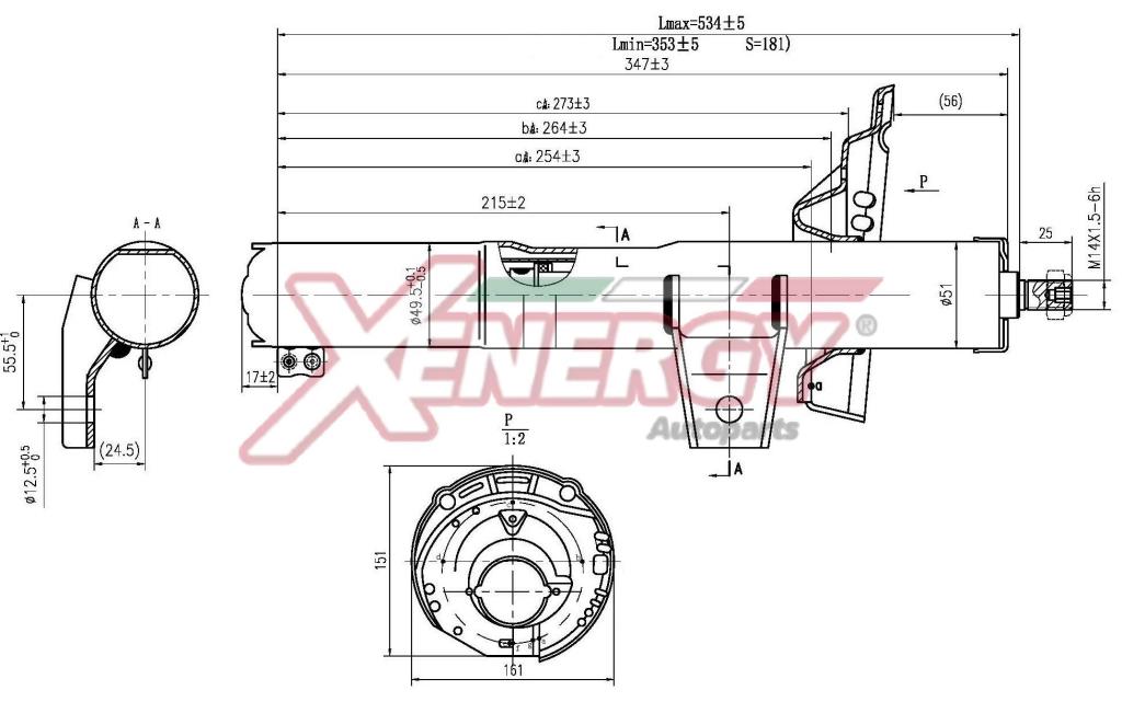 Amortisseurs XENERGY ref. X8039334