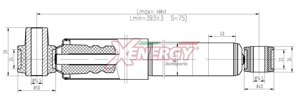 Amortecedores de choque XENERGY ref. X804551