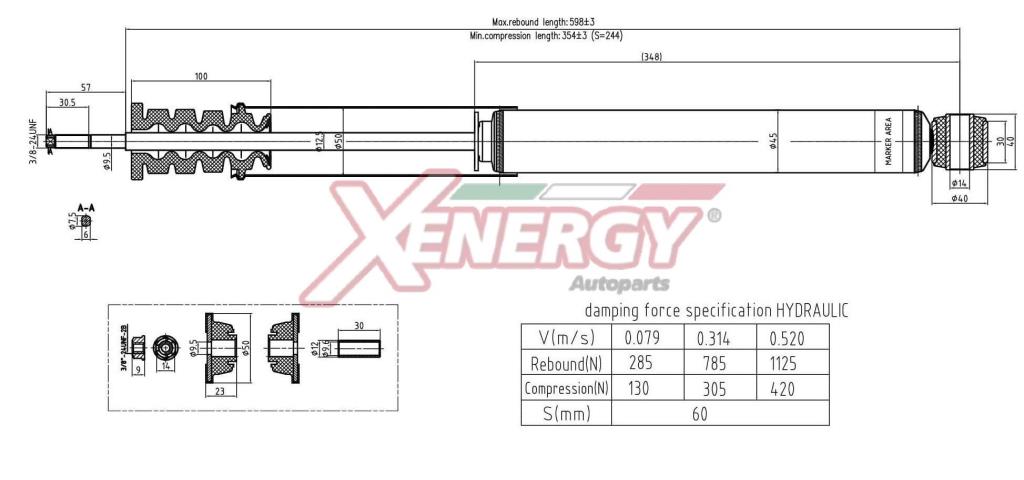 Amortecedores de choque XENERGY ref. X805344