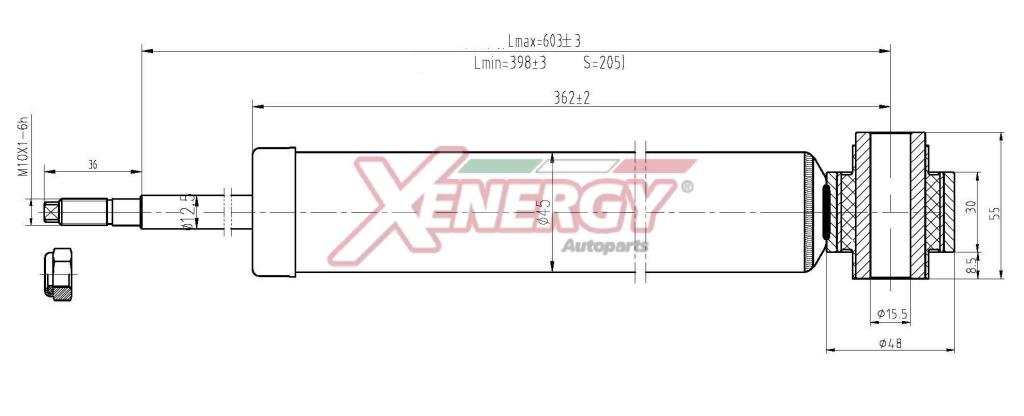 Amortisseurs XENERGY ref. X807344