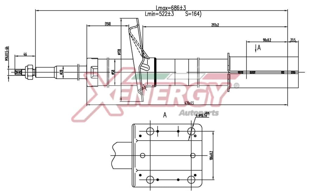 Amortecedores de choque XENERGY ref. X807635