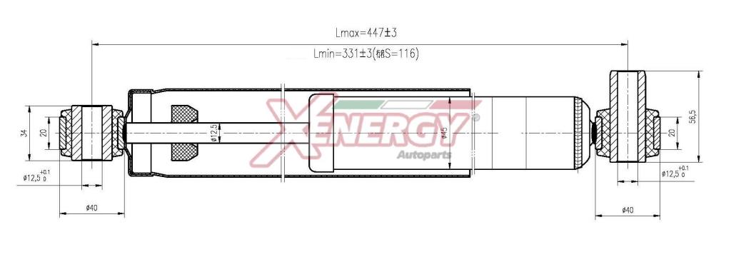Amortisseurs XENERGY ref. X812344