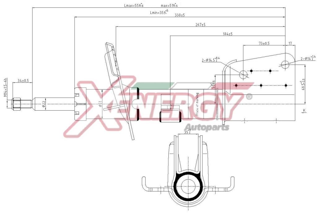 Amortecedores de choque XENERGY ref. X814334