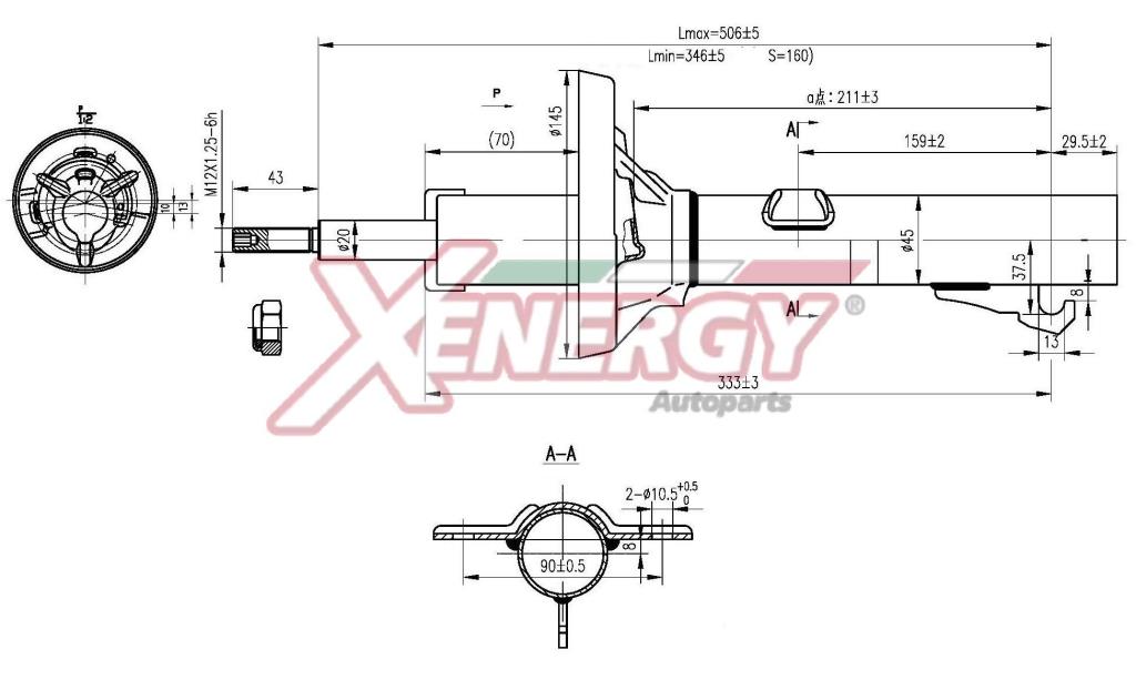 Amortecedores de choque XENERGY ref. X823333