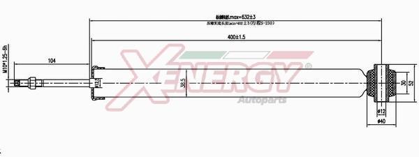Amortecedores de choque XENERGY ref. X826343