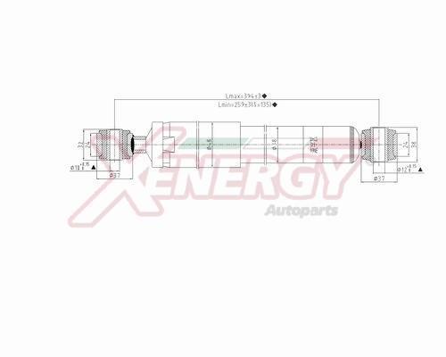 Amortecedores de choque XENERGY ref. X828343