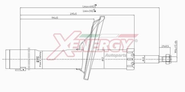 Amortecedores de choque XENERGY ref. X828633