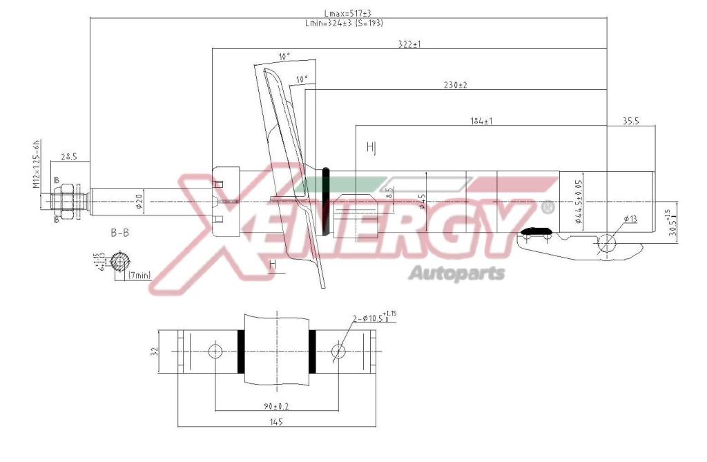 Amortecedores de choque XENERGY ref. X831334