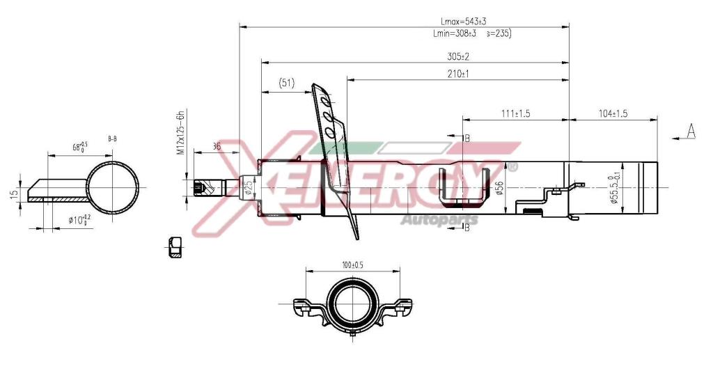 Amortecedor de choques XENERGY ref. X832335