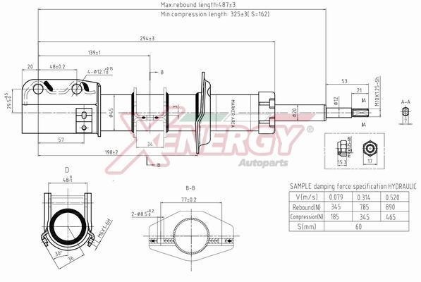 Amortisseurs XENERGY ref. X871333