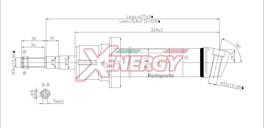 Amortecedores de choque XENERGY ref. X901332