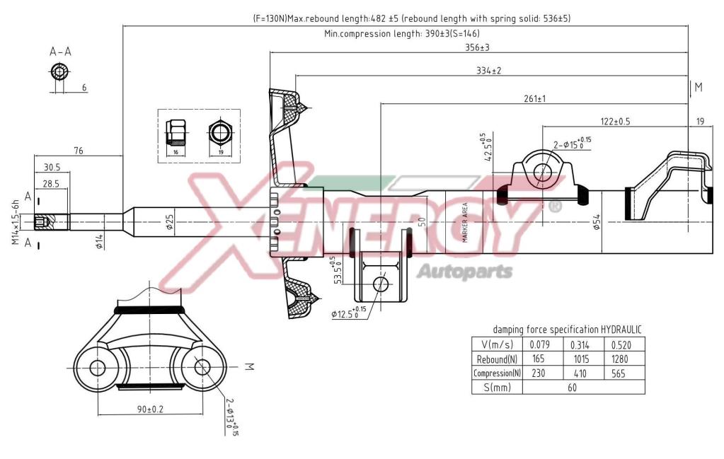Amortisseurs XENERGY ref. X932335