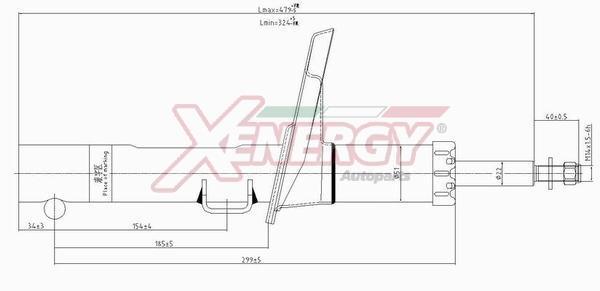 Amortecedores de choque XENERGY ref. X947334