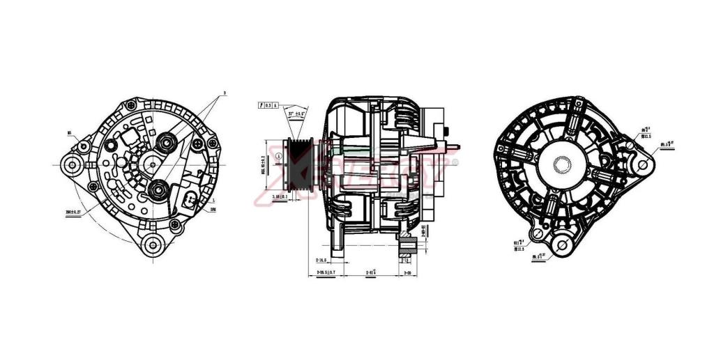 Alternateur XENERGY ref. XAL25015AD