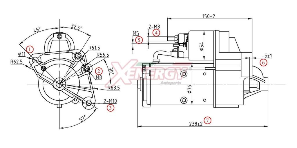 Motor de arranque XENERGY ref. XST16915AD