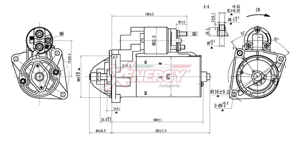 Démarreur XENERGY ref. XST35810AD