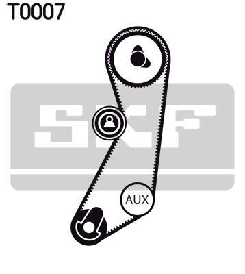 Kit de distribution (Kit courroie de distribution) SKF ref. VKMA 06300