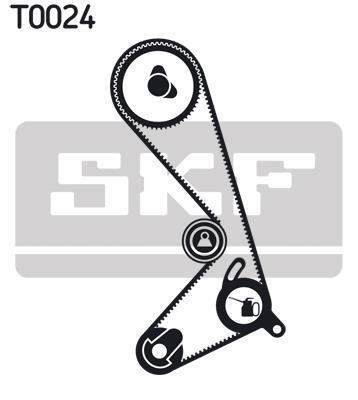 Kit de distribution (Kit courroie de distribution) SKF ref. VKMA 06201