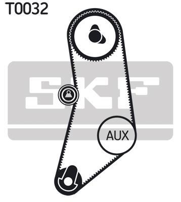 Kit de distribution (Kit courroie de distribution) SKF ref. VKMA 08110