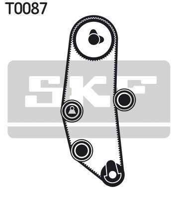 Kit de distribution (Kit courroie de distribution) SKF ref. VKMA 08001