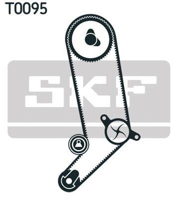 Bomba de agua + kit correa distribución SKF ref. VKMC 01253