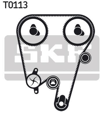 Bomba de agua + kit correa distribución SKF ref. VKMC 06603