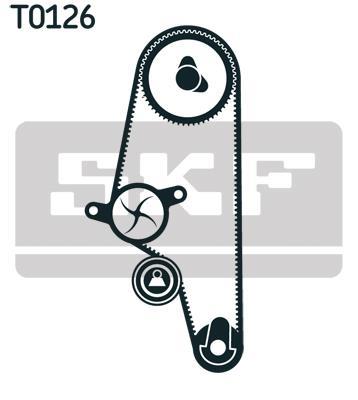 Bomba de agua + kit correa distribución SKF ref. VKMC 01107