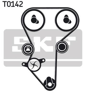 Bomba de agua + kit correa distribución SKF ref. VKMC 03213