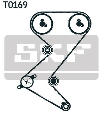 Bomba de agua + kit correa distribución SKF ref. VKMC 03263