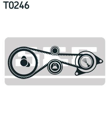 Kit de distribution (Kit courroie de distribution) SKF ref. VKMA 01332