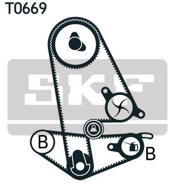 Kit de distribuição SKF ref. VKMA 93600