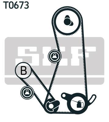 Kit de distribuição SKF ref. VKMA 95642