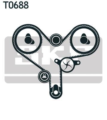 Kit de distribuição SKF ref. VKMA 91911