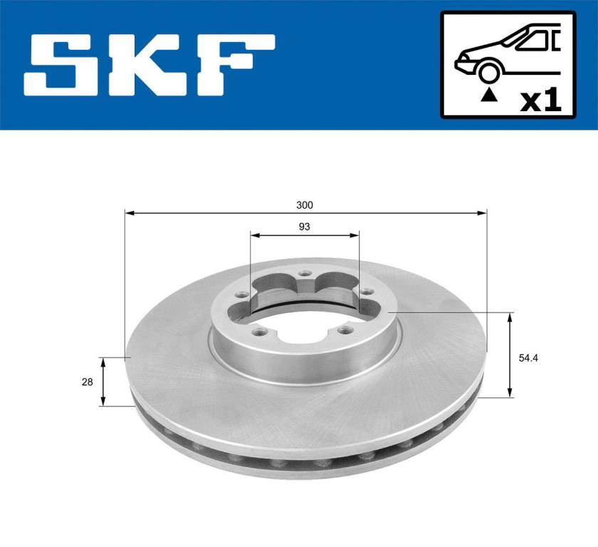 Disques de frein SKF ref. VKBD 80108 V1