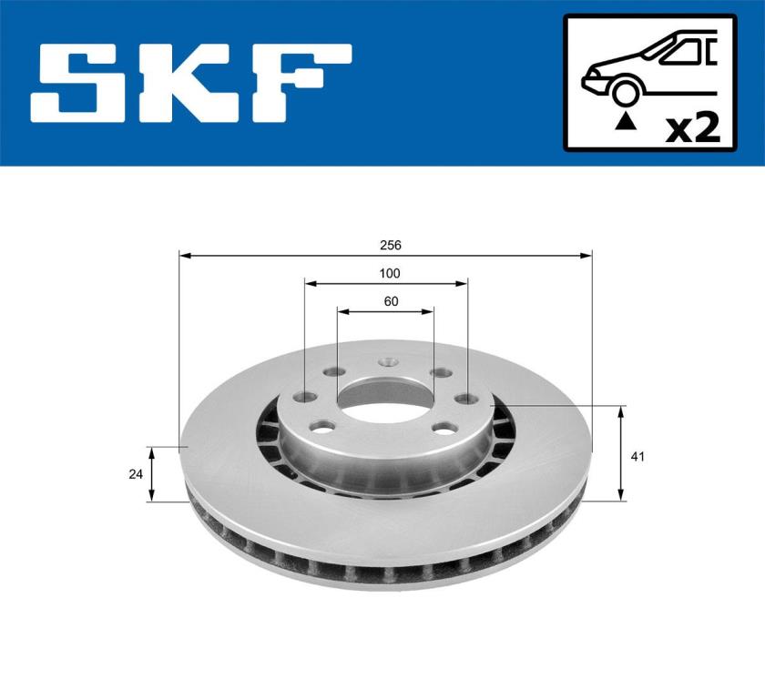 Discos de freno SKF ref. VKBD 80791 V2