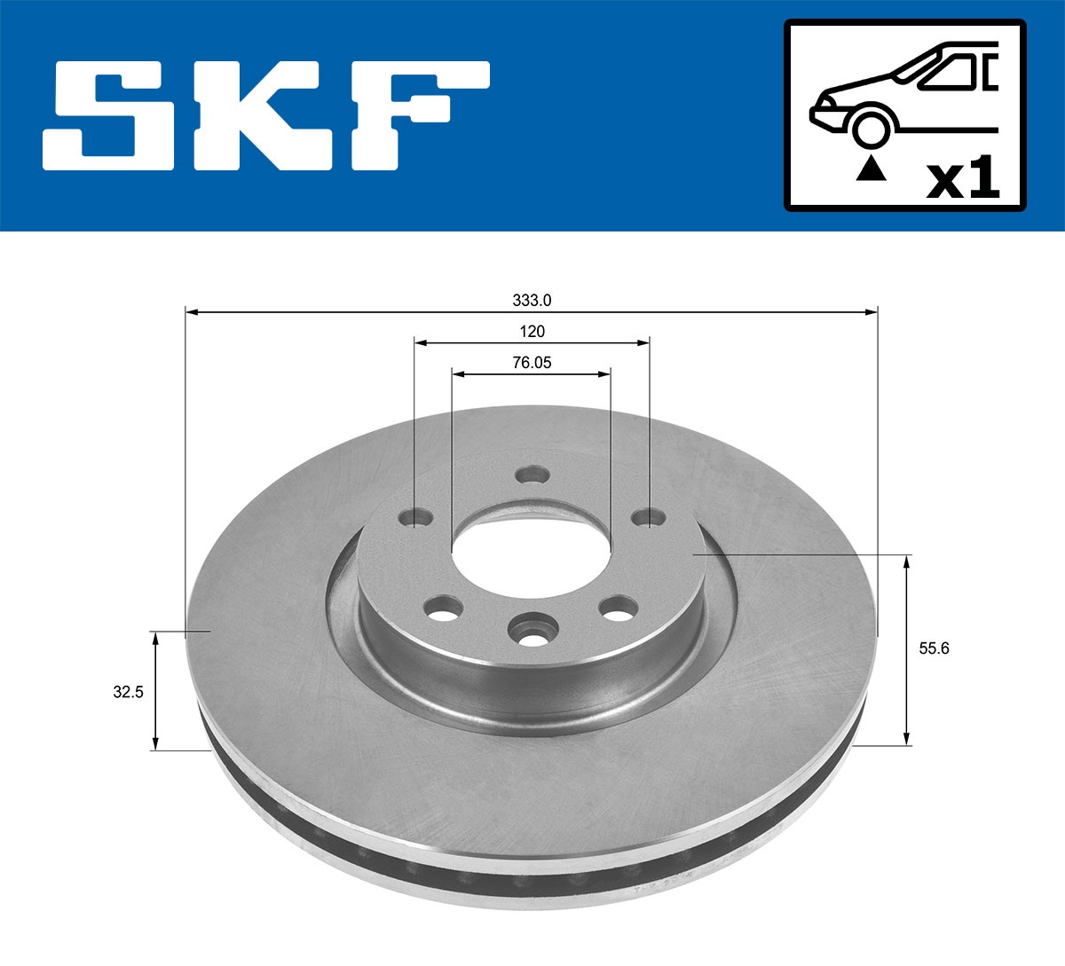 Disques de frein SKF VKBD 81039 V1