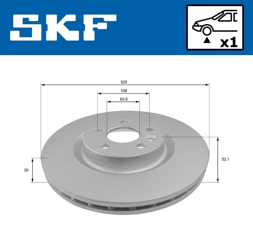 Disques de frein SKF ref. VKBD 81100 V1