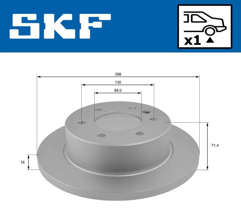 Disques de frein SKF VKBD 90032 S1