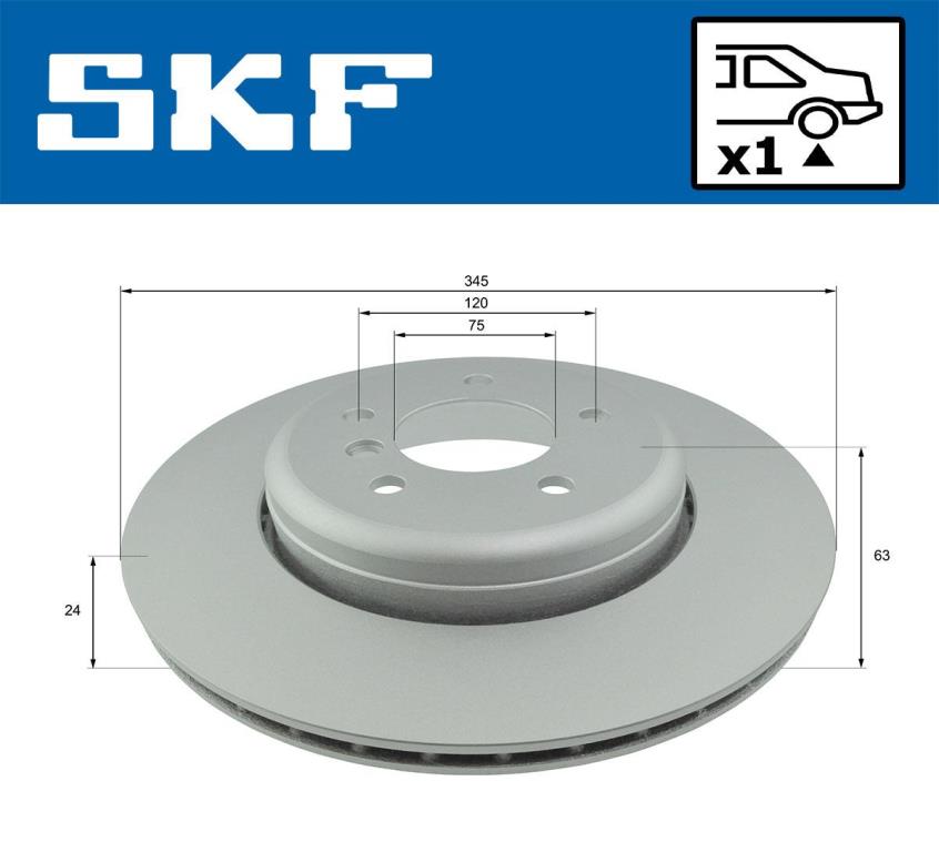 Discos de travão SKF ref. VKBD 90336 V1