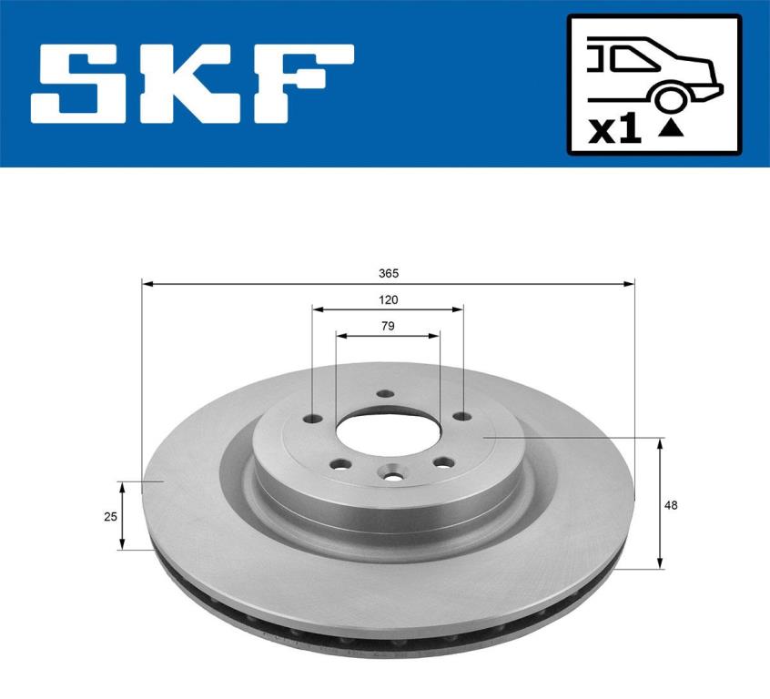 Disques de frein SKF ref. VKBD 90398 V1