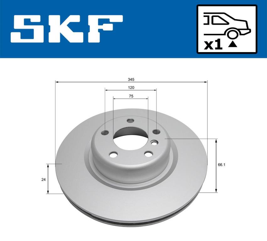 Disques de frein SKF ref. VKBD 90446 V1