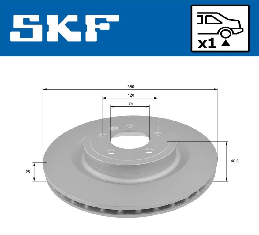Discos de travão SKF ref. VKBD 90554 V1