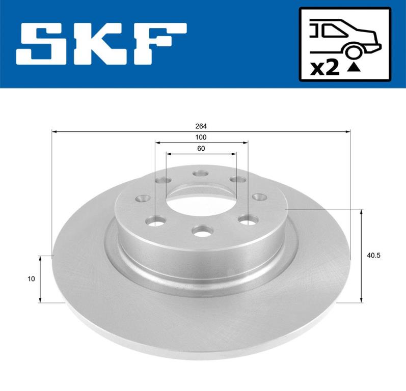 Disques de frein SKF VKBD 90631 S2