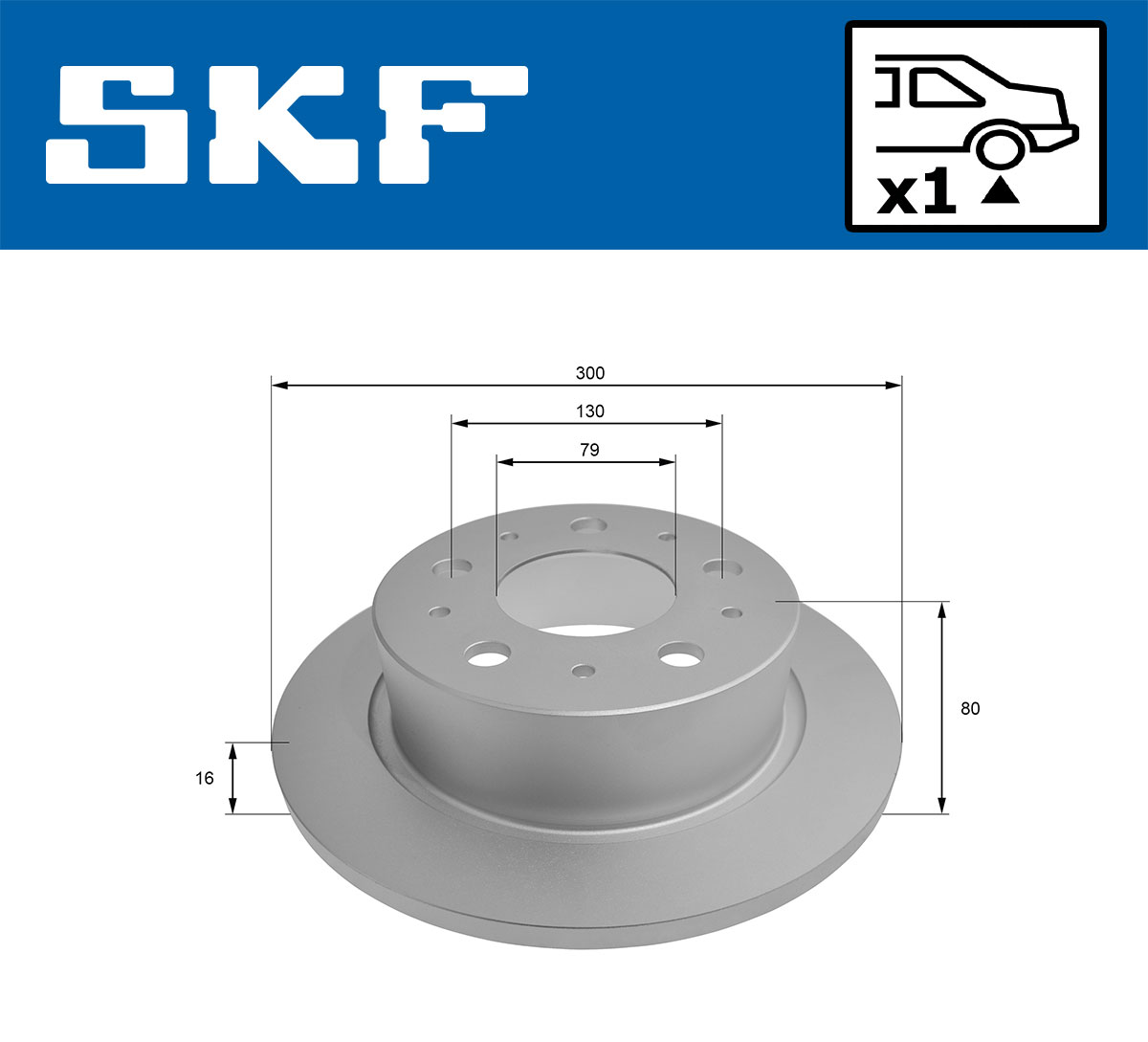Disques de frein SKF VKBD 90667 S1
