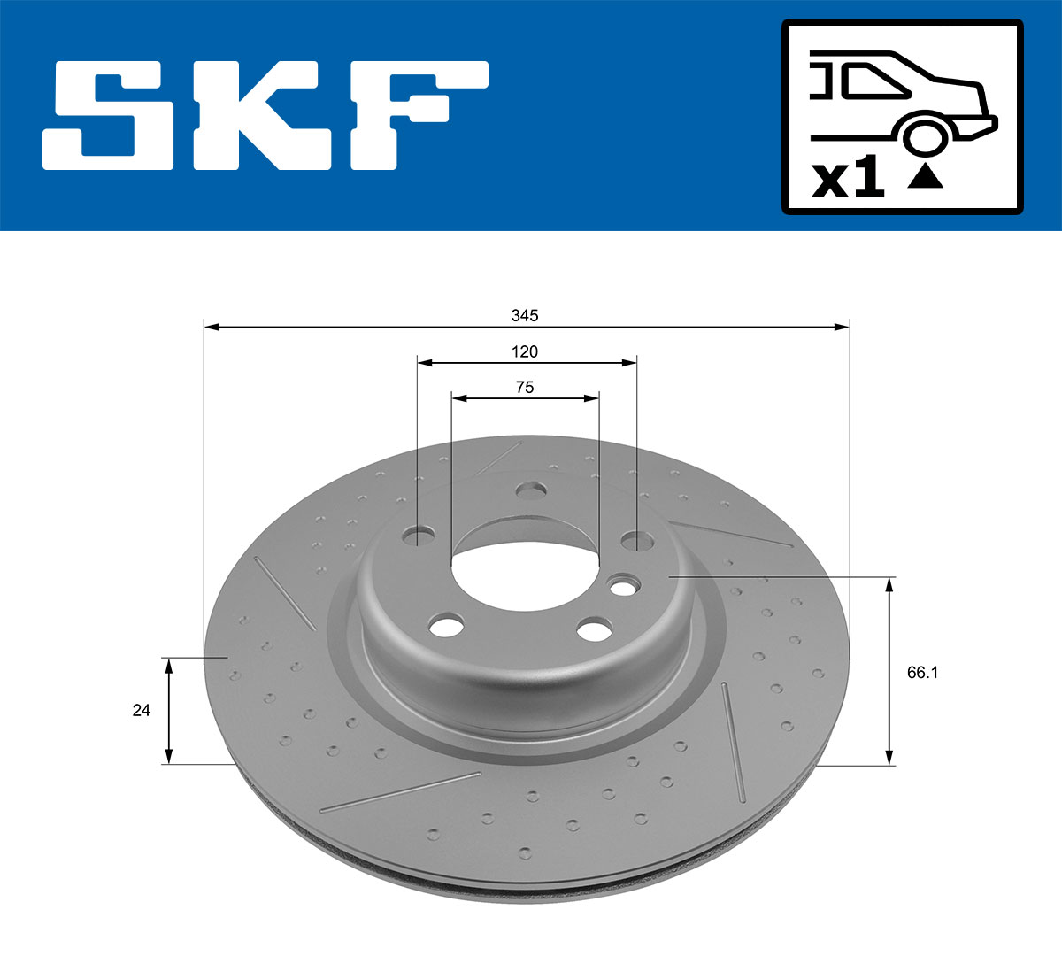 Disques de frein SKF VKBD 90731 V1