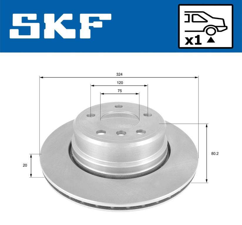 Disques de frein SKF VKBD 91006 V1