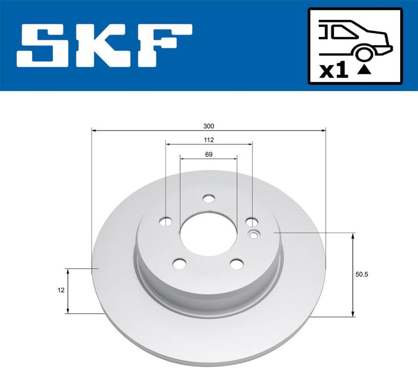 Disques de frein SKF VKBD 91110 S1