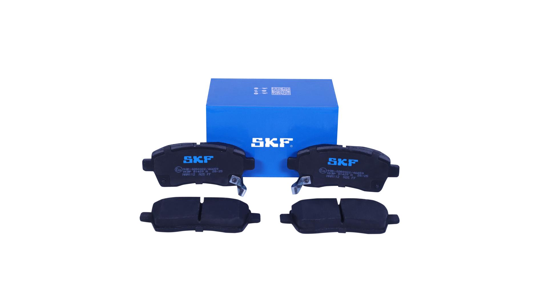Jeu de 4 plaquettes de frein SKF VKBP 81429 A